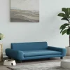 MAISON EXCLUSIVE - Lit pour chien bleu 100x54x33 cm velours