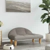 MAISON EXCLUSIVE - Lit pour chien taupe 70x52x30 cm tissu