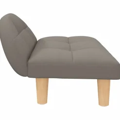 MAISON EXCLUSIVE - Lit pour chien taupe 70x52x30 cm tissu