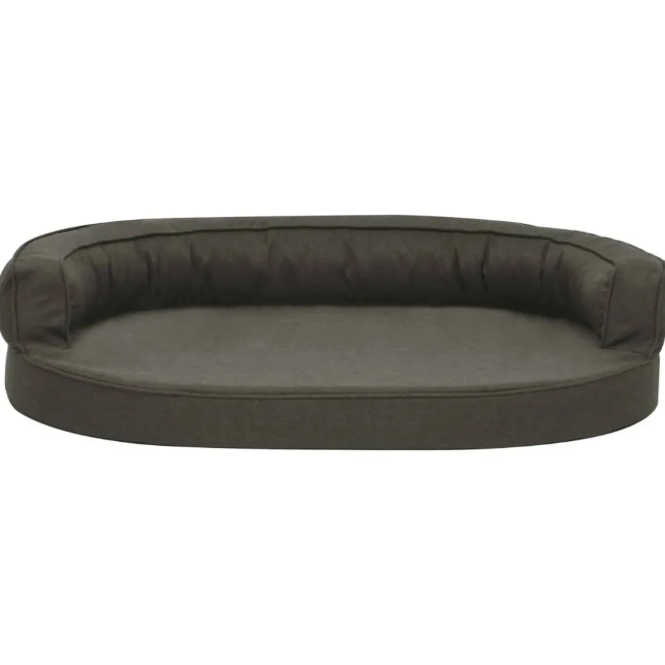 MAISON EXCLUSIVE - Matelas de lit ergonomique pour chien 75x53 cm aspect de lin