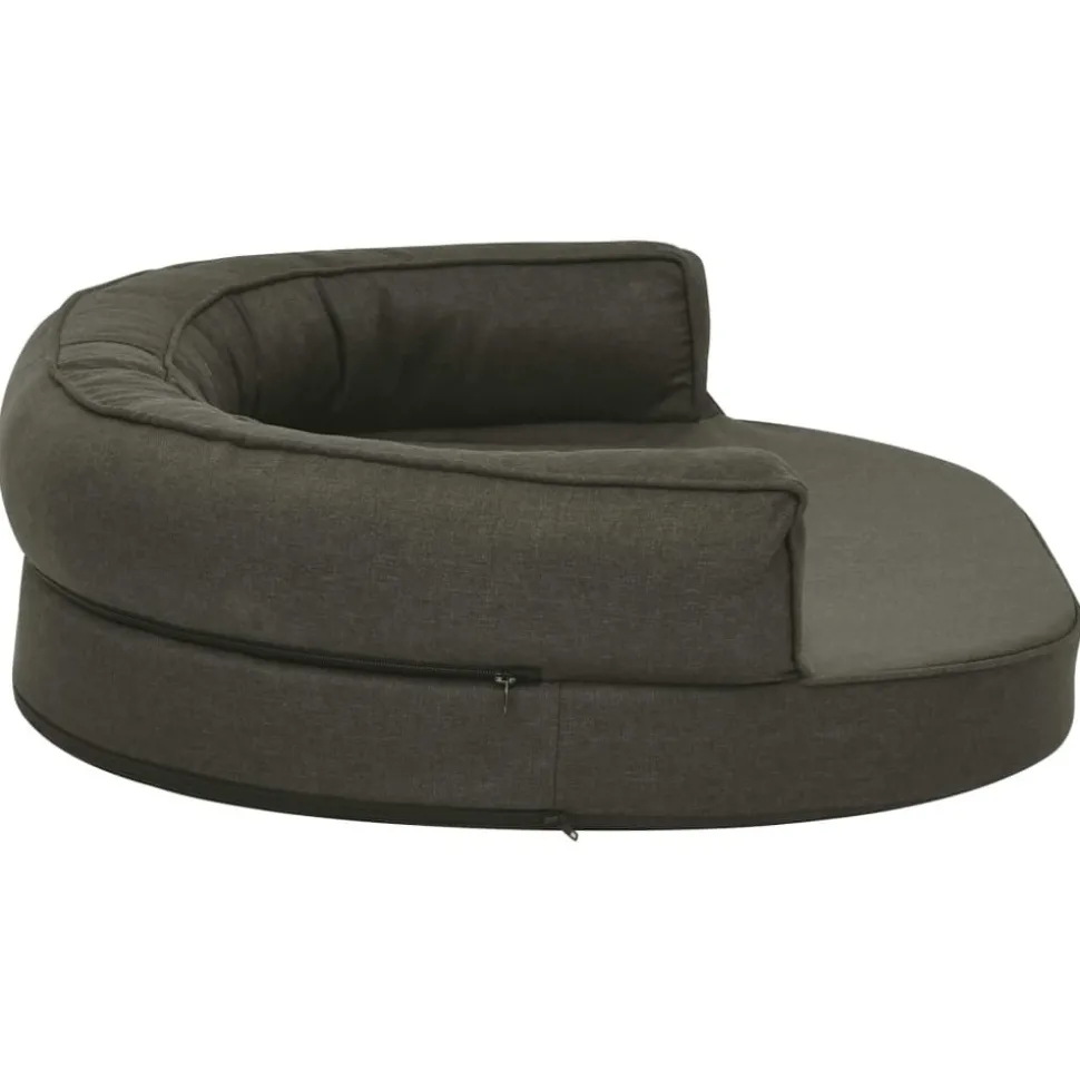 MAISON EXCLUSIVE - Matelas de lit ergonomique pour chien 75x53 cm aspect de lin