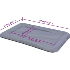 MAISON EXCLUSIVE - Matelas pour chiens taille xxl gris