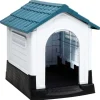 MAISON EXCLUSIVE - Niche pour chien bleu 57x68x66 cm polypropylène