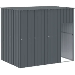 MAISON EXCLUSIVE - Niche pour chien avec cour anthracite 214x253x181 cm
