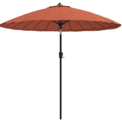 MAISON EXCLUSIVE - Parasol d'extérieur et mât avec aluminium 270 cm terre cuite
