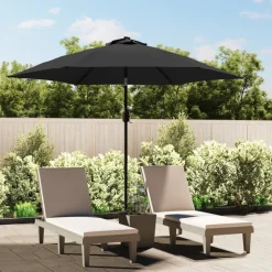 MAISON EXCLUSIVE - Parasol d'extérieur avec poteau en métal 300 cm anthracite