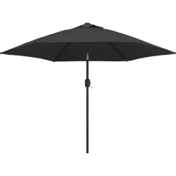 MAISON EXCLUSIVE - Parasol d'extérieur avec poteau en métal 300 cm anthracite