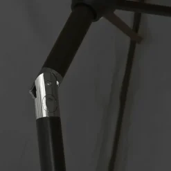 MAISON EXCLUSIVE - Parasol d'extérieur avec poteau en métal 300 cm anthracite