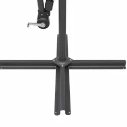 MAISON EXCLUSIVE - Parasol suspendu avec poteau terre cuite 3 m