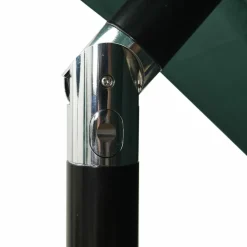 MAISON EXCLUSIVE - Parasol de jardin à 3 niveaux avec mât en aluminium vert