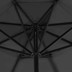 MAISON EXCLUSIVE - Parasol de jardin avec base portable anthracite