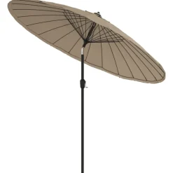 MAISON EXCLUSIVE - Parasol d'extérieur avec mât en aluminium 270 cm taupe