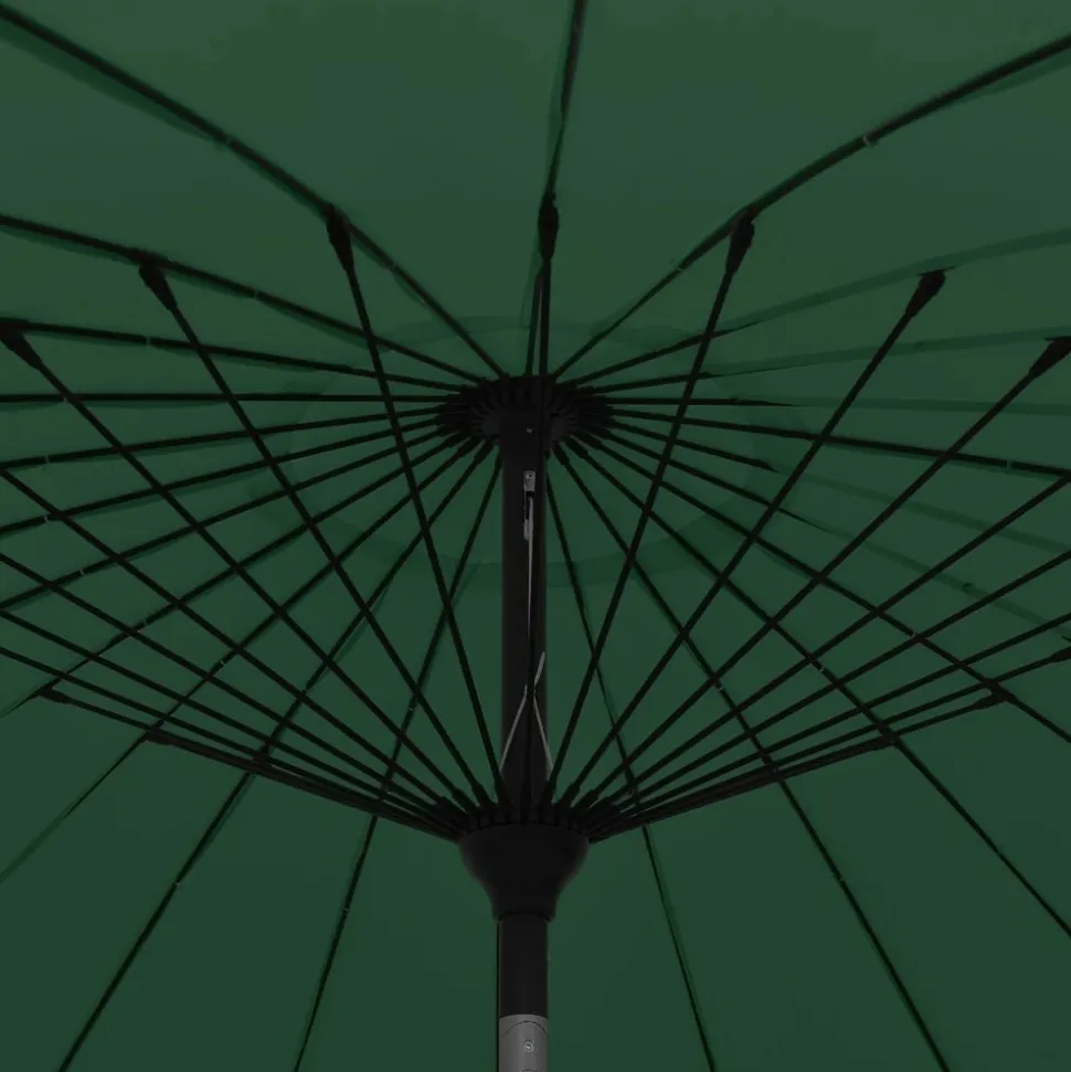 MAISON EXCLUSIVE - Parasol d'extérieur avec mât en aluminium 270 cm vert