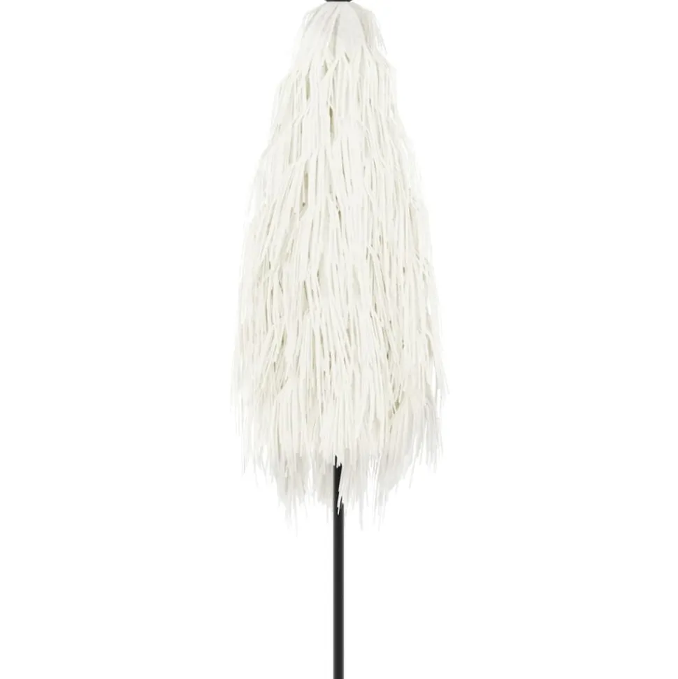 MAISON EXCLUSIVE - Parasol de jardin avec mât en acier blanc 268x268x226 cm