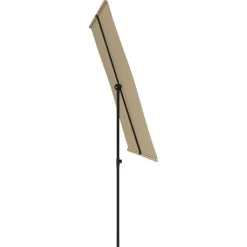 MAISON EXCLUSIVE - Parasol de jardin avec mât en aluminium 2x1,5 m taupe