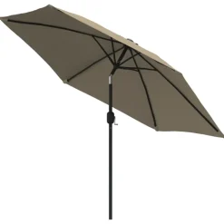 MAISON EXCLUSIVE - Parasol d'extérieur avec poteau en métal 300 cm taupe