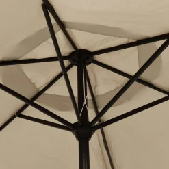 MAISON EXCLUSIVE - Parasol d'extérieur avec poteau en métal 300 cm taupe