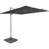 MAISON EXCLUSIVE - Parasol de jardin avec base portable anthracite