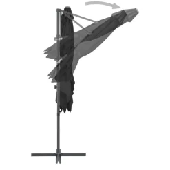 MAISON EXCLUSIVE - Parasol de jardin avec base portable anthracite
