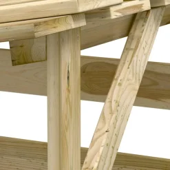 MAISON EXCLUSIVE - Pergola avec toit 100x90x100 cm bois de pin imprégné