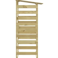 MAISON EXCLUSIVE - Pergola avec toit 100x90x200 cm bois de pin imprégné