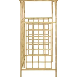 MAISON EXCLUSIVE - Pergola de jardin pour poubelles triples bois de pin imprégné