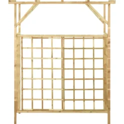 MAISON EXCLUSIVE - Pergola de jardin pour poubelles doubles bois de pin imprégné