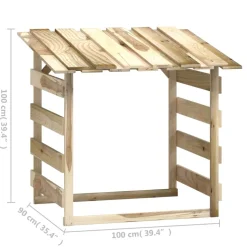 MAISON EXCLUSIVE - Pergolas avec toits 6 pcs 100x90x100 cm bois de pin imprégné