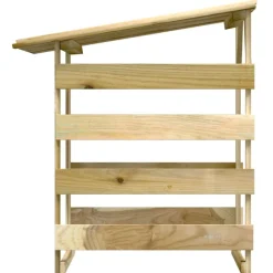 MAISON EXCLUSIVE - Pergolas avec toits 2 pcs 100x90x100 cm bois de pin imprégné
