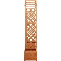 MAISON EXCLUSIVE - Pergola de jardin avec jardinière bois pin massif