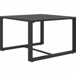 MAISON EXCLUSIVE - Salon de jardin 11 pcs avec coussins aluminium anthracite