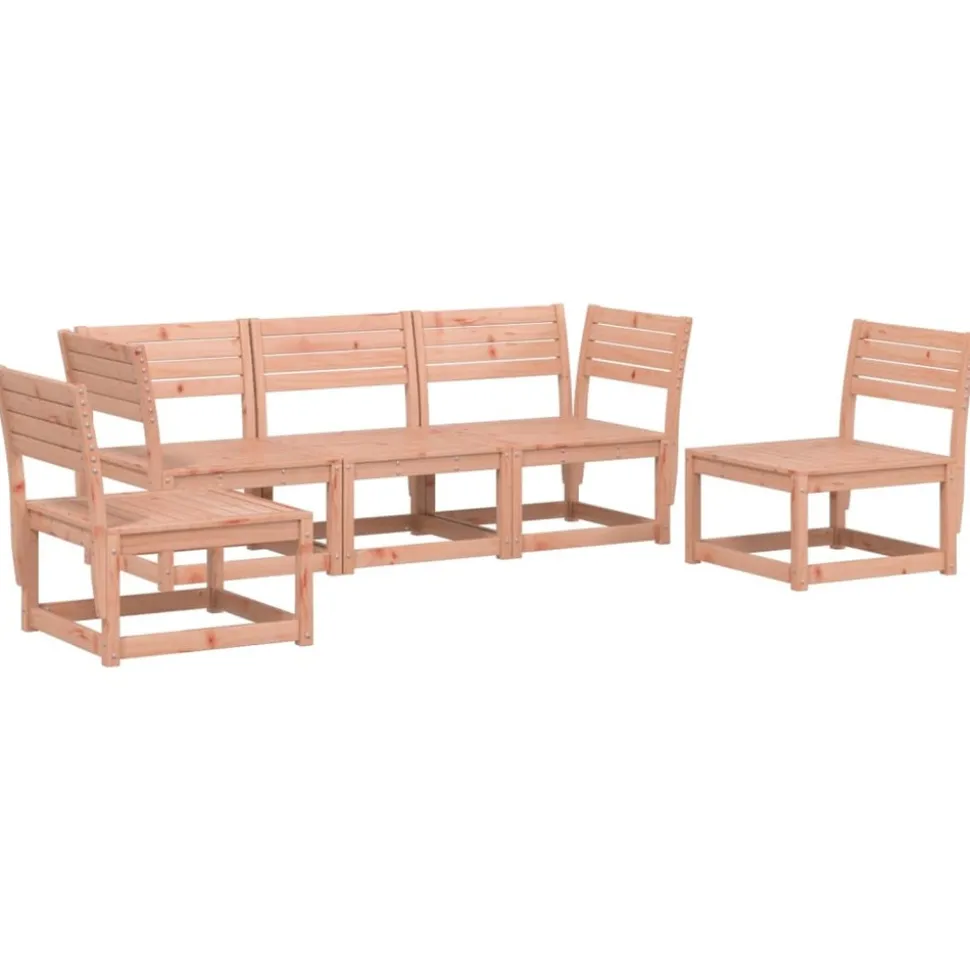 MAISON EXCLUSIVE - Salon de jardin 5 pcs bois massif de douglas