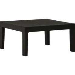 MAISON EXCLUSIVE - Salon de jardin 3 pcs avec coussins plastique gris