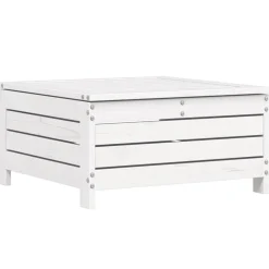 MAISON EXCLUSIVE - Salon de jardin 6 pcs blanc bois de pin massif