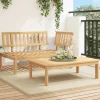 MAISON EXCLUSIVE - Salon de jardin palette 2 pcs bois massif d'acacia