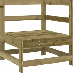 MAISON EXCLUSIVE - Salon de jardin 6 pcs bois de pin imprégné
