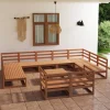 MAISON EXCLUSIVE - Salon de jardin 12 pcs bois de pin massif
