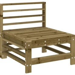 MAISON EXCLUSIVE - Salon de jardin 6 pcs bois de pin imprégné