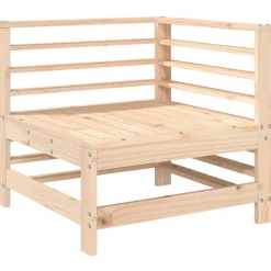 MAISON EXCLUSIVE - Salon de jardin 7 pcs bois de pin massif