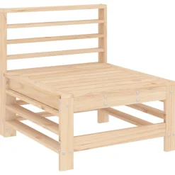 MAISON EXCLUSIVE - Salon de jardin 7 pcs bois de pin massif