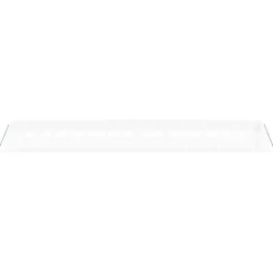 MAISON EXCLUSIVE - Serre avec cadre en acier blanc 64 m² 16x4x2 m