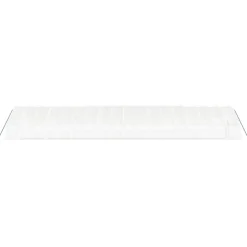 MAISON EXCLUSIVE - Serre avec cadre en acier blanc 108 m² 18x6x2,85 m