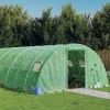 MAISON EXCLUSIVE - Serre avec cadre en acier vert 72 m² 18x4x2 m