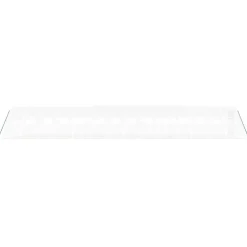MAISON EXCLUSIVE - Serre avec cadre en acier blanc 56 m² 14x4x2 m