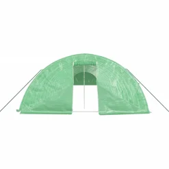 MAISON EXCLUSIVE - Serre avec cadre en acier vert 120 m² 24x5x2,3 m