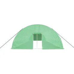 MAISON EXCLUSIVE - Serre avec cadre en acier vert 120 m² 20x6x2,85 m