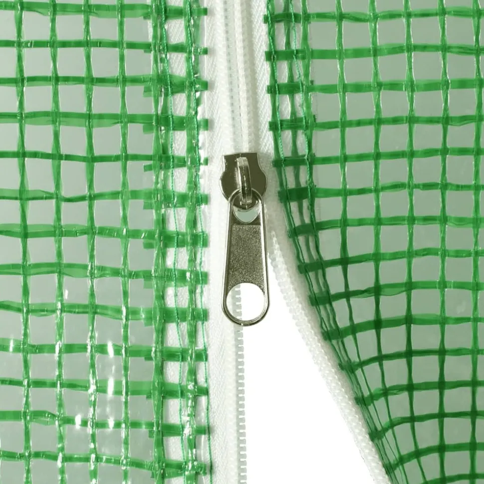 MAISON EXCLUSIVE - Serre avec cadre en acier vert 96 m² 24x4x2 m