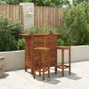 MAISON EXCLUSIVE - Table de bar 110 x 50 x 105 cm bois d'acacia massif