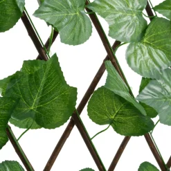 MAISON EXCLUSIVE - Treillis de feuille de vigne artificiel extensible 180x20 cm