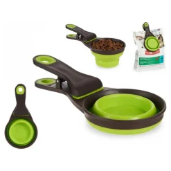 MASCOW - Cuillère de mesure gris vert 3-en-1 237 ml
